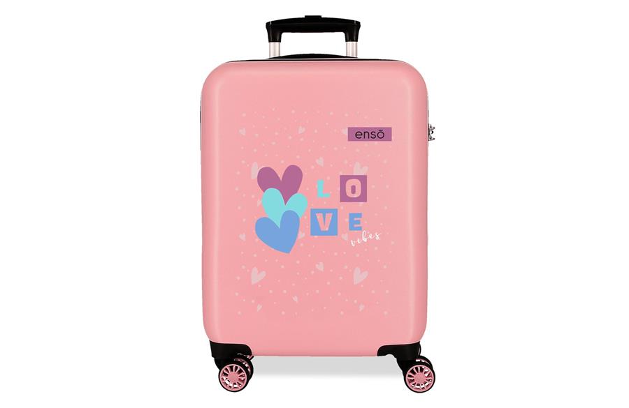 Love vibes kofer za devojčice Enso | pink | PackUP Love vibes kofer za devojčice Enso | pink