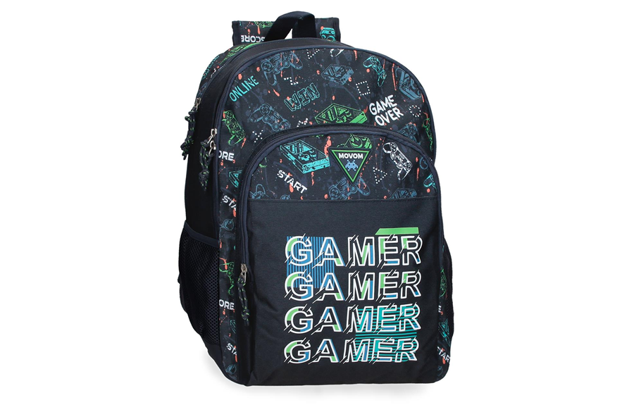 Gamer ranac za školu Movom | 46x33x17cm | teget