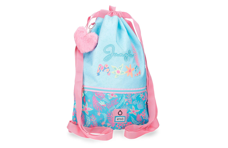 Jungle mood dečija torba za sport Enso | tirkizna