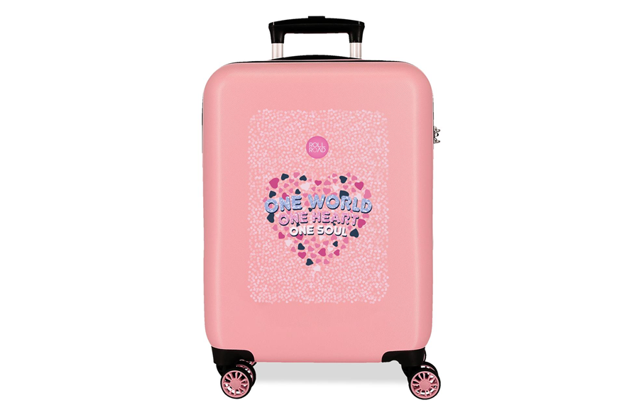 One world kofer za decu Roll Road | pink
