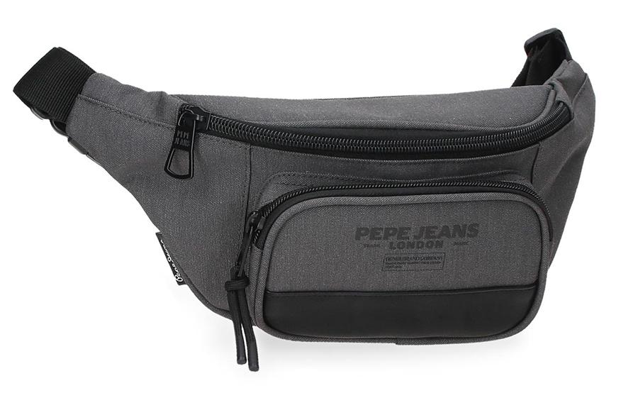 Waltford muška torbica oko struka Pepe Jeans | tamno siva