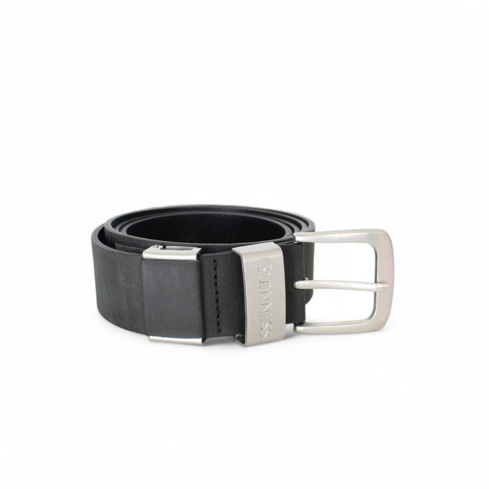 Muški kožni kaiš BT03 Guiness | crni | podesivi | poklon kutija