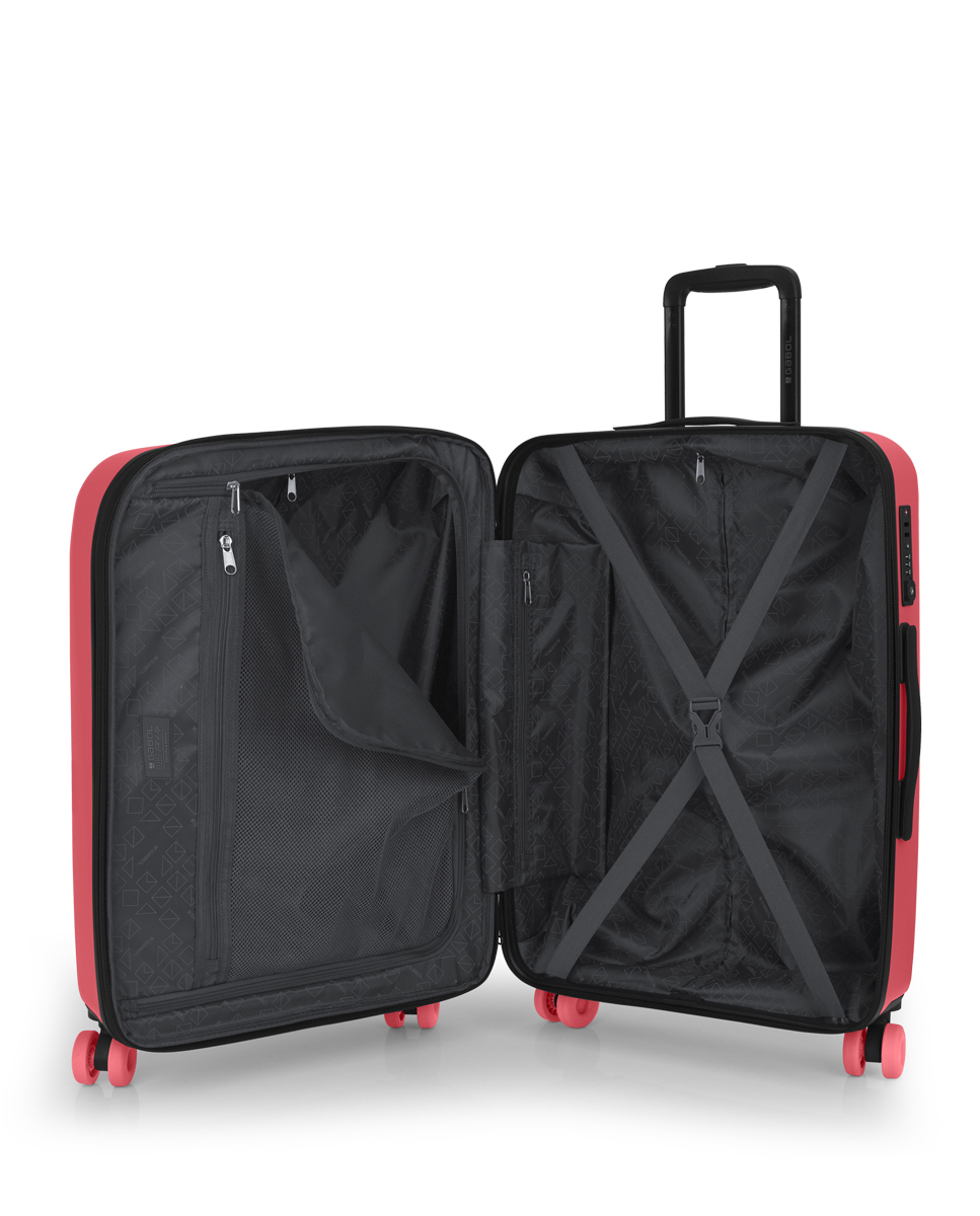 Srednji-kofer-Pacific-Gabol-crvena-PP-65cm-3 | PackUP