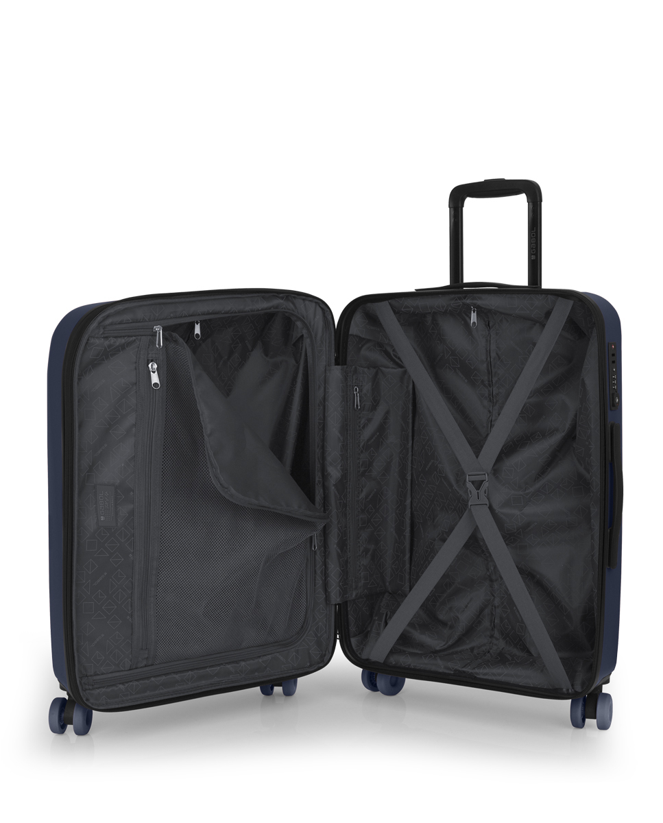 Srednji-kofer-Pacific-Gabol-tamno-plava-PP-65cm-3 | PackUP